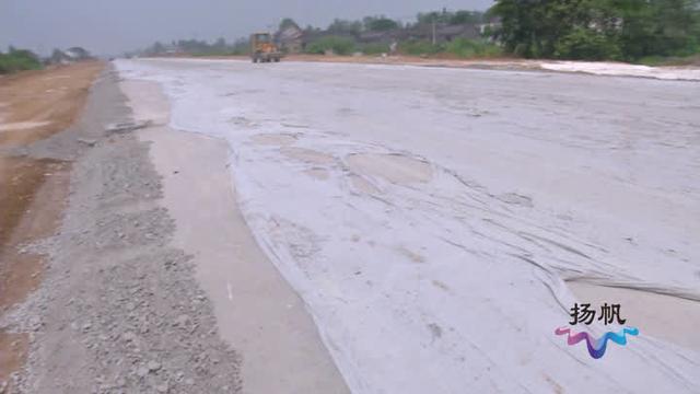 扬州市北部一批道路加紧建设,新甘泉大道东延段国庆具备通车条件