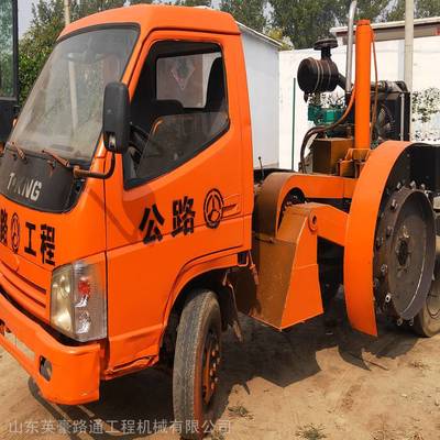 英豪路通高速公路施工设备解析 开沟机、水稳路面开槽机与沥青面切边机的应用